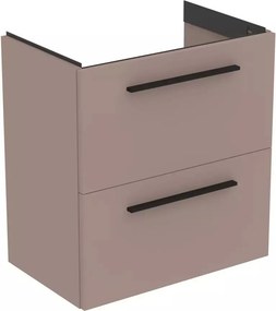 Dulap baza suspendat Ideal Standard i.life S 2 sertare gri - bej 60 cm