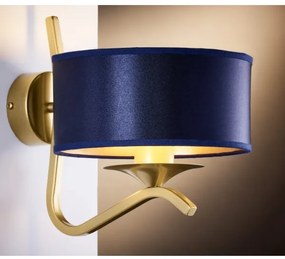 Jupiter 2115 - Aplică de perete KASZMIR 1xE27/15W/230V albastru/auriu