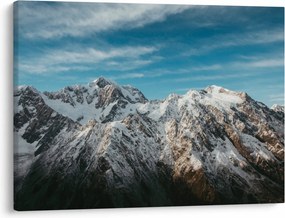 Tablou cu vârfuri înzăpeziți, Fiordland (70x50 cm)