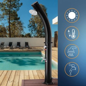 Deuba Duș solar Bow Black 20L