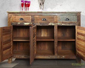 Comoda design vintage, shabby chic Jakarta 125cm A-19906 VC