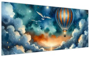 Tablou - Zbor sub cerul nopții (120x50 cm)