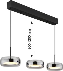 Globo 16058-3 - Lampă suspendată pe cablu LIVION LED/30W/230V 3000K