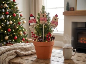 Decoratiune de Craciun pentru infipt WINTER FRIENDS - variante diferite