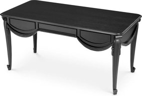 Birou negru clasic design LUX Zafiro