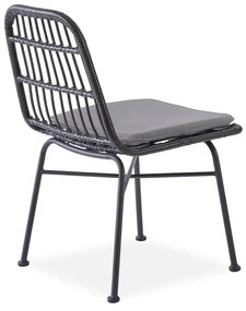 Scaun din ratan negru, LAPRO 401