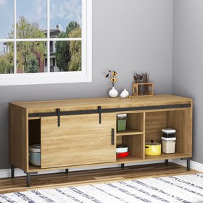 HOMCOM Kit de ușă cu glisare pentru sistem de galandaj cu ușă cu grosimea de 20-25 mm lățime maximă 0,9 m greutate maximă 20 Kg oțel negru | Aosom Romania