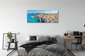 Tablouri acrilice Marea Grecia coasta de oraș