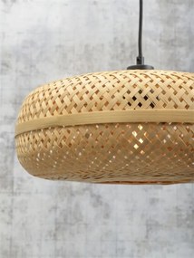 Lustra suspendata eco din bambus Palawan natur, 40x15cm