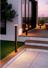 Eglo 901841 - Lampă LED de exterior RIGOSA LED/10W/230V 35 cm IP44, neagră