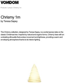 Brad Decorativ CHRISMY 1m ILUMINAT LED, 49073W Vondom