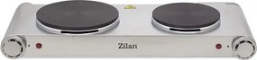 Plita electrica inox ZILAN ZLN0542, 58x33 cm, 2 ochiuri, 2250W
