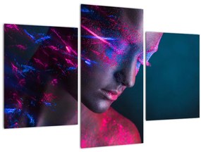 Tablou strălucitor a femeii (90x60 cm)