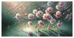 Tablou cireș japonez înflorit