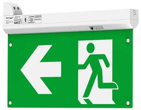 Corp de iluminat LED de urgență EMERGENCY EXIT LED/2,5W/230V 4 în 1 6000K