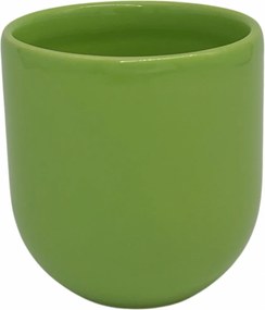 PAHAR CAFEA NOVUM VERDE DESCHIS (PANTONE Green Forest, 250ML) GRESIE GLAZURATA MANUAL