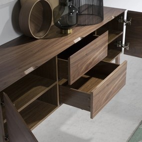 Comoda eleganta design modern Walnut AC-CP1702-E