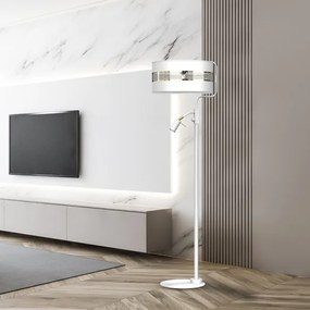 Lampadar ULTIMO 1xE27/40W/230V + 1xGU10/MR11/7W alb