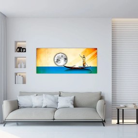 Tablou - Pictură străveche (120x50 cm)