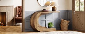 MAM12 - Masa Consola, 110 cm, masuta hol, living, dining, dormitor - Maro