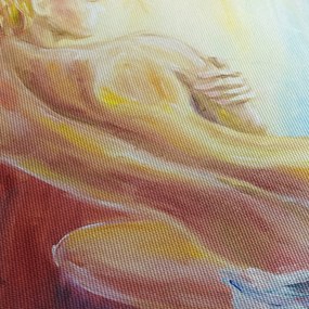 Tablou - Imaginea unei femei care se odihnește, pictură în ulei (150x105 cm)