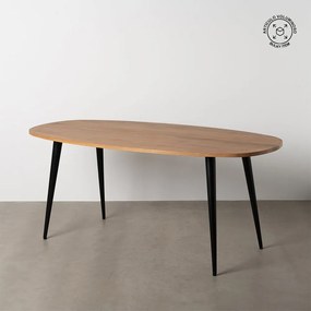 Masă de dining din lemn de mango 90x180 cm Mahón – Ixia