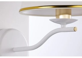 Jupiter 2086 - Aplica de perete SAMBA 1xE27/15W/230V alb/auriu