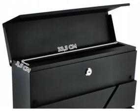 Cutie poștală 36,7x37 cm antracit