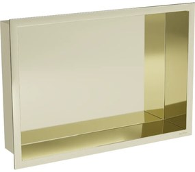 Mexen X-Wall-R raft de încastrare cu flanșă 45 x 30 cm, Aurie - 1950453010