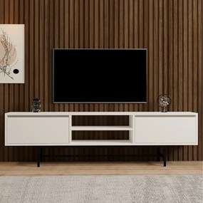 Comoda tv Angelyn pentru living culoare alb,180 cm