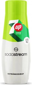 Sirop concentrat SodaStream 7 Up Diet, 440 ml, până la 9 l, fără alergeni și OMG, alb/verde