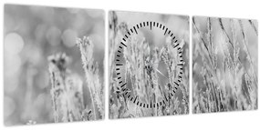 Tablou - Iarna rece (cu ceas) (90x30 cm)