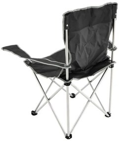 Set de 2 scaune pliabile - negru