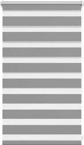 vidaXL Jaluzea Zebră 50,9x100 cm Lățime material 46,7 cm gri