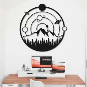 SENTOP | Pictură murală originală a unei planete în spațiu - SILENY