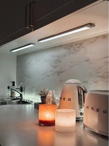 Osram - Lampă LED sub-dulap LINEAR cu senzor, 3,2 W / 3,7 V, 40 cm, gri