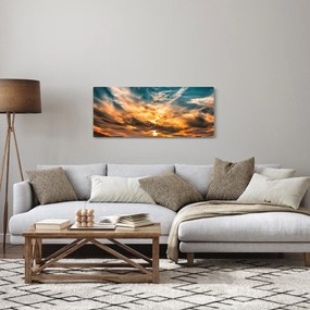 Tablou cu nori (120x50 cm)