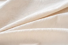 Draperie opaca DUNES VELVET 140x250 cm, crem Agatat: Inele metalice