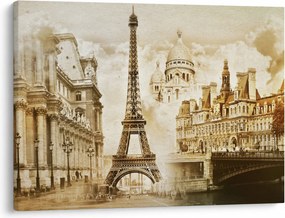 Tablou - Monumente din Paris (70x50 cm)