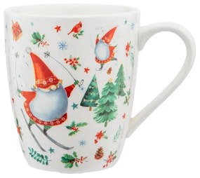 Altom Cană de porțelan Winter Gnomes 400 ml