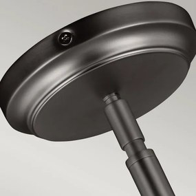 Lustră pe tijă Feiss FE-HOBSON-P-M-SN HOBSON 1xE27/60W/230V argintiu