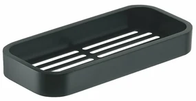 GEDY 321814 Raft inteligent pentru duș, 24,1 x 3 x11,1 cm, negru mat