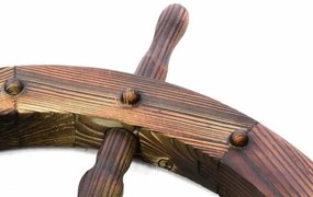 Cârma din lemn Garth 80 cm - decor rustic elegant