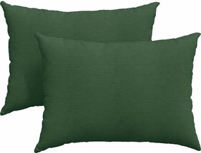 vidaXL Perne pentru canapea 2 pcs Verde închis 70 x 50 cm