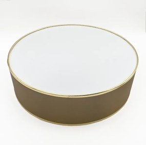 Plafonieră SIRJA 2xE27/15W/230V Ø 45 cm maro/auriu