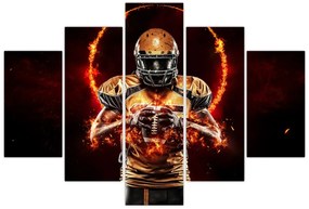 Tablou - Jucător de fotbal american (150x105 cm)