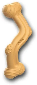 GiGwi Os de ros S-Bone mărime M, 14 cm