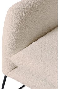 Fotoliu de design Culoare crem, MILAN