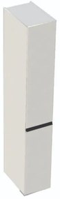 Dulap stativ baie 30x47x189 cm Kolpa San Harmony, cu doua usi reversibile, gri deschis