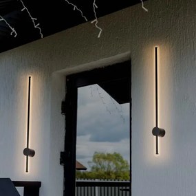 Aplică LED de exterior LED/12W/230V 3000K IP65 negru